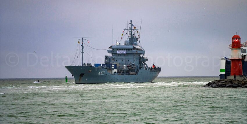 Photo: Tender Elbe back in her home port of Warnemünde. Daniel Angres