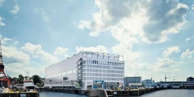 Foto: TKMS Gebäud in Kiel. Bild TKMS