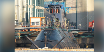 INS Drakon im Bau bei TKMS in Kiel. Foto: Michale Nitz