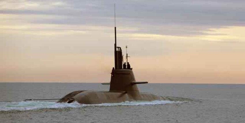 U 31 der 212A Klasse auf See