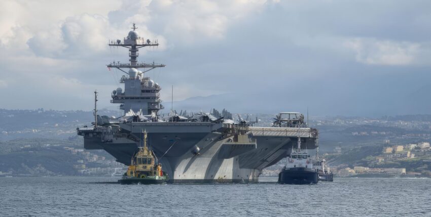 „USS Gerald R. Ford“ in Souda Bay/Greece 2026 Photo: US Navy