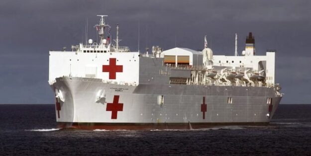 Hospital ship USNS Mercy. Photo: US Navy