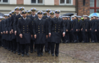 Einmarsch der Crew IX/ 26 auf dem Alten Markt in Stralsund. Foto: Daniel Angres