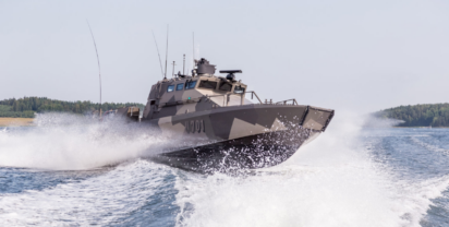 Foto: Watercat M18 AMC für das Seebataillon der Deutschen Marine. AluTech