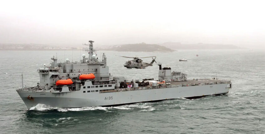 RFA Argus. Photo: Crown Copyright