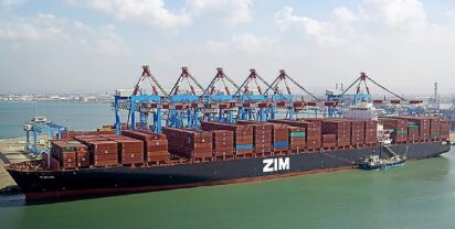Ein ZIM-Containerschiff. Bild: ZIM