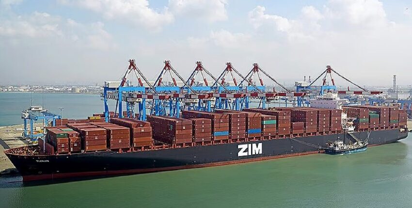 Ein ZIM-Containerschiff. Bild: ZIM